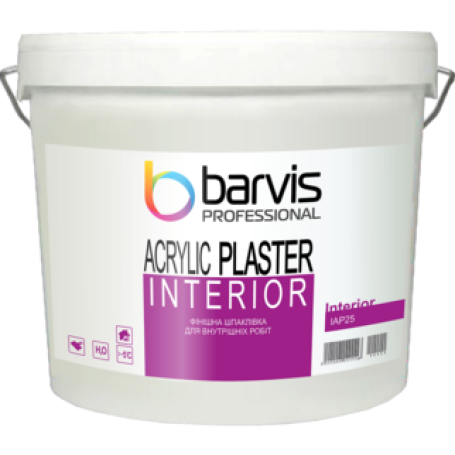 Шпаклівка акрилова Barvis Interior Acrylic Plaster база (біла)