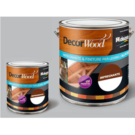 Матовое защитное водорастворимое покрытие для древесины Colori Decora Decor Wood All'acqua база T (прозора)