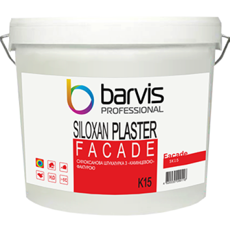 Штукатурка фасадна Barvis Facade Siloxan K 15 база b1(біла)