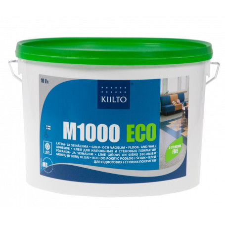 Клей Kiilto M1000 ECO без вмісту розчинників для стін та підлог.