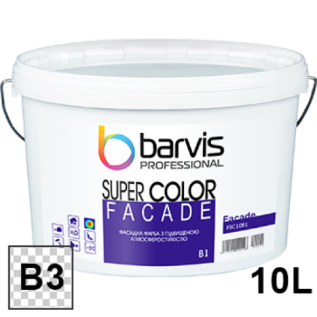 Фарба фасадна Barvis Facade Super Color база b3(прозора)