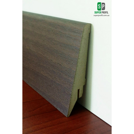 Плінтус МДФ Super Profil Класик Горіх темний Плінтус МДФ Super Profil Класик Горіх темний