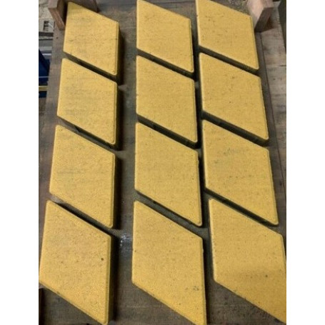 Бруківка Благобуд Ромб, колір жовтий Бруківка Благобуд Ромб, колір жовтий