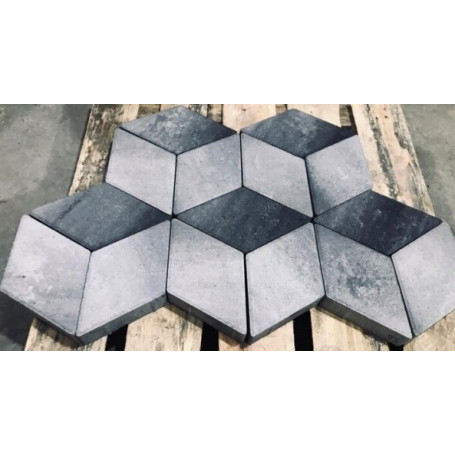 Бруківка Благобуд Ромб, колір сірий Бруківка Благобуд Ромб, колір сірий