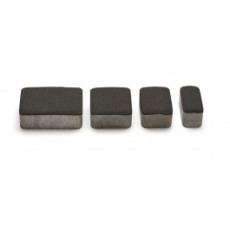 Тротуарна плитка Благобуд Старе місто комплект із 5-ти каменів, колір чорний