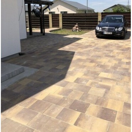 Тротуарна плитка Модерн Благобуд комплект із 5-ти каменів, колір помаранчевий Тротуарна плитка Модерн Благобуд комплект із 5-ти каменів, колір помаранчевий